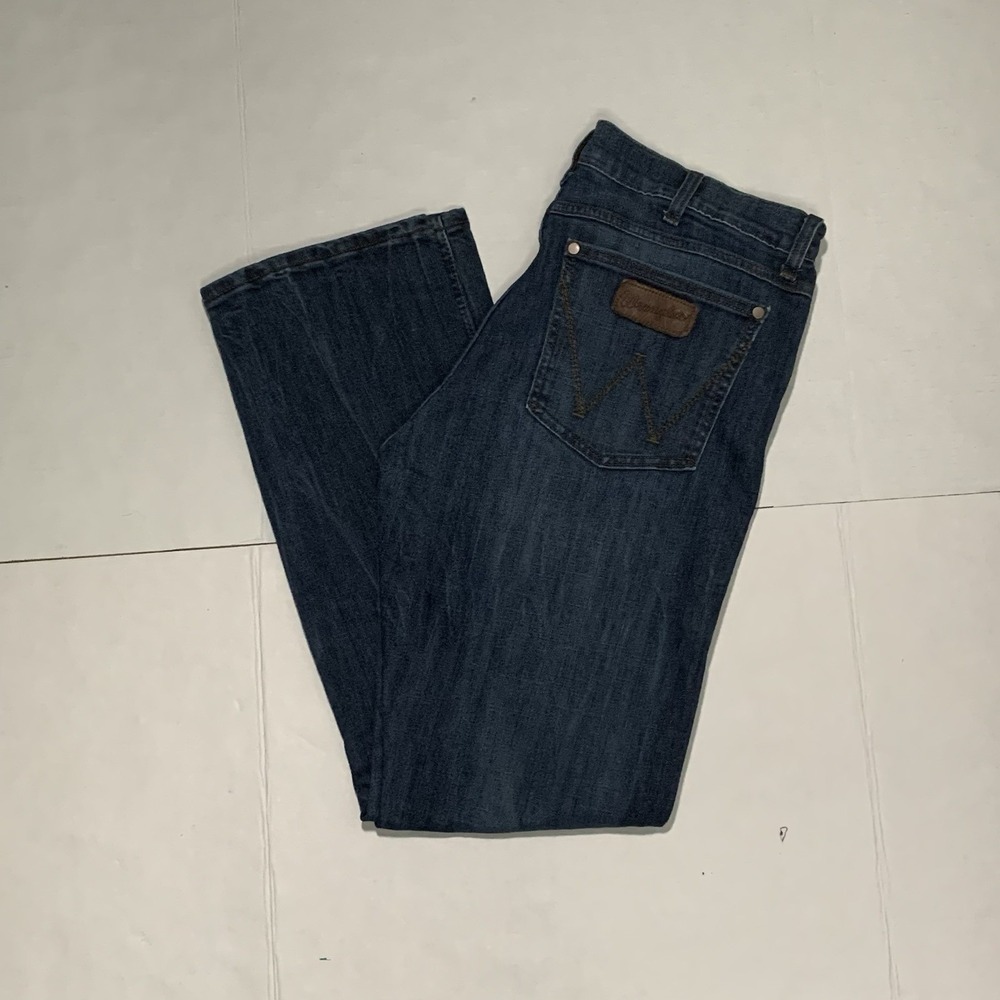 Wrangler Men's Retro 88MWZSW Slim Fit Straight Leg Jean - 34x32 Dark Wash